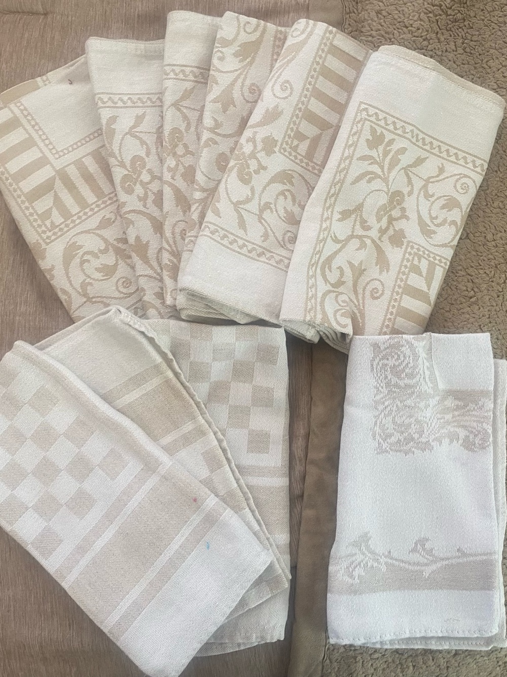 French Country Tea Towels & Linen Cloths 10pc Bundle